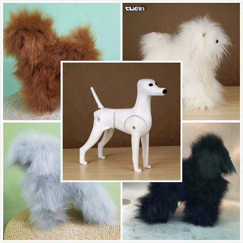 Toy Poodle Model Dog with wig