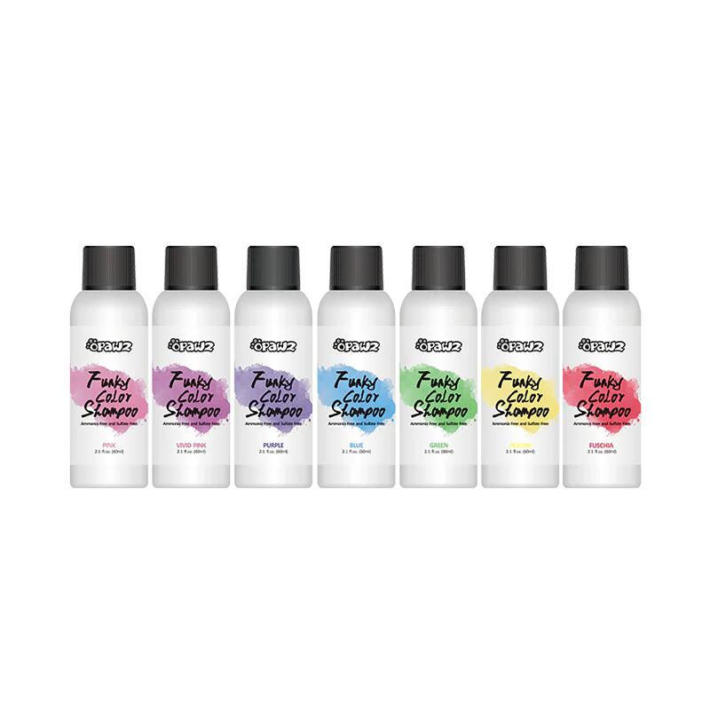 60ml Kit of 7 Opawz Funky Color Shampoo 