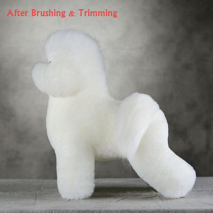 BIchon  Model Dog with White Wig Opawz